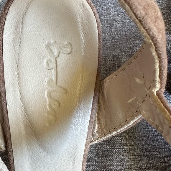 Boden tan suede wooden heel sandals - Picture 9 of 12